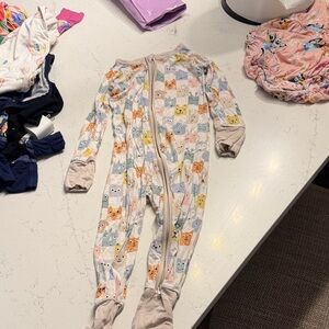Little Sleepies Multicolor Animal Print Kids Pajama Set